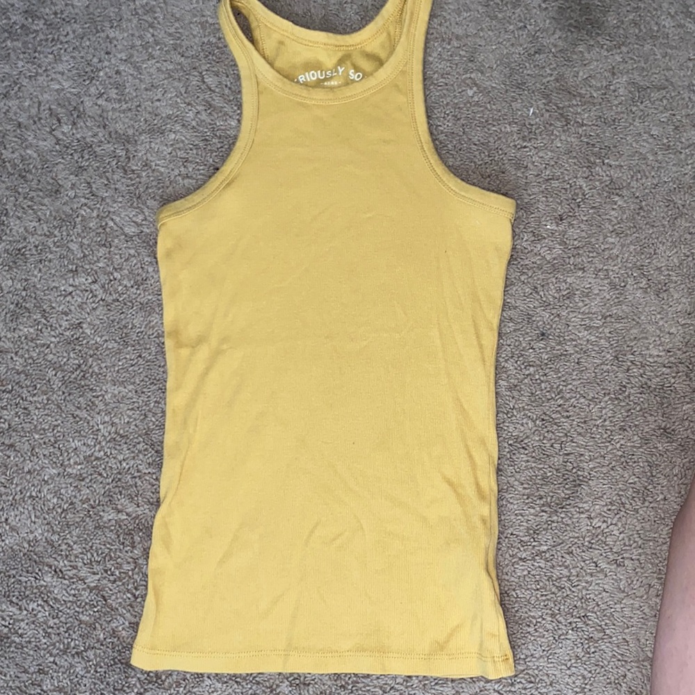 Yellow heritage aeropostale shirt size small